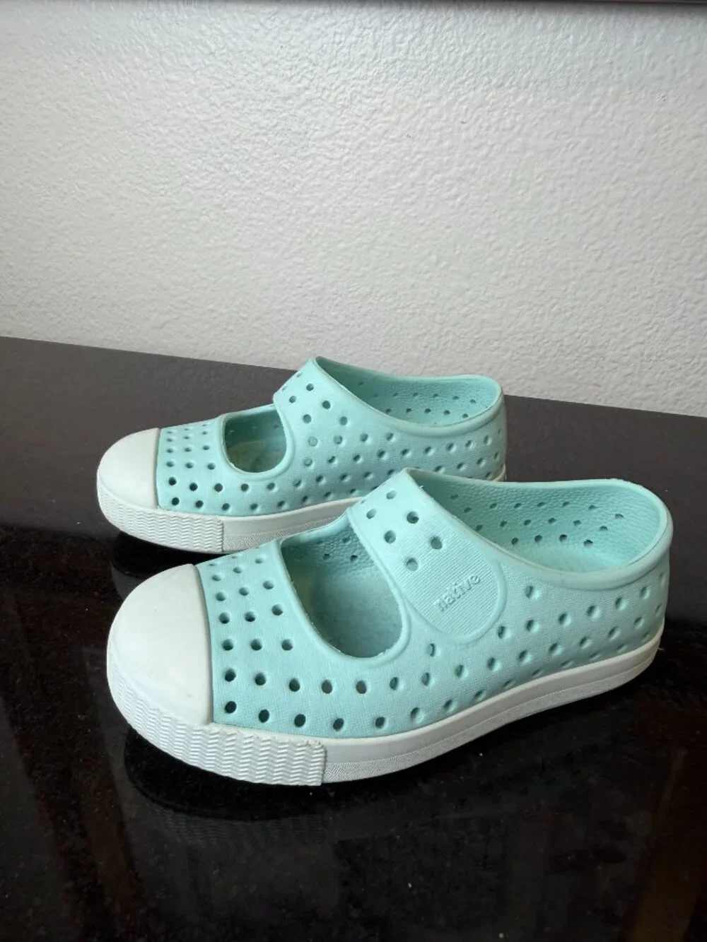 Native Shoes Unisex-Child Jefferson‎ Juniper Aqua (Toddler) Sneaker (C8)